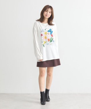earth music&ecology いいこと奏でるグラフィックＴシャツ White