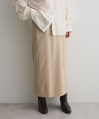 CRAFT STANDARD BOUTIQUE リブロングスカート Beige