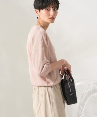 AMERICAN HOLIC ラメシアーニット Peach