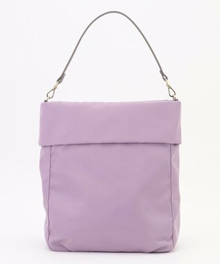 LA BAGAGERIE ダブルフロントポケット2WAYビッグショルダー ライトパープル