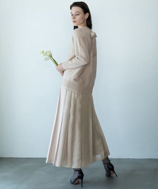 自由区 【カトリエムブーケ】Soyeux touche バックリボンプルオーバーニット エクリュ