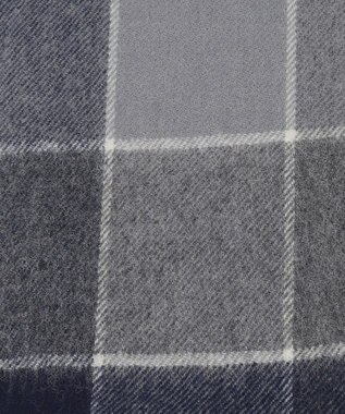 J.PRESS MEN チェックマフラー ライトグレー系3