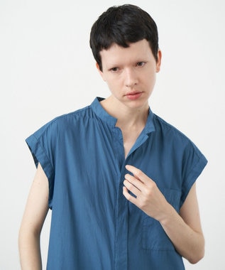 ATON COTTON LAWN | ジャンプスーツ NAVY