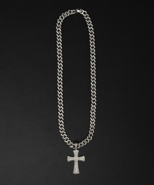 WEGO Mモチーフラインストーンネックレス 柄3