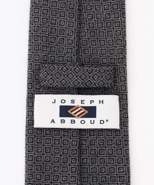 JOSEPH ABBOUD 【イタリア素材・日本製】スモールクレストジャカードネクタイ ライトグレー系7