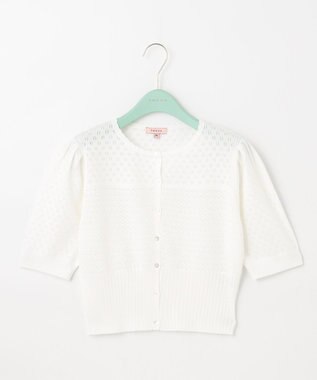 TOCCA 【洗える！】PORTULACA KNIT カーディガン ホワイト系