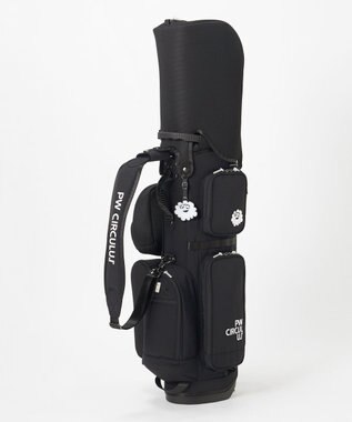 PW CIRCULUS 【UNISEX】デタッチャブル キャディバッグ シボ感のあるナイロンワッシャー素材