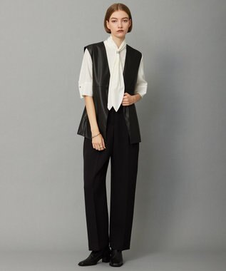 ICB 【防シワ・洗える】 トリプルクロスツイル オールインワン ブラック系