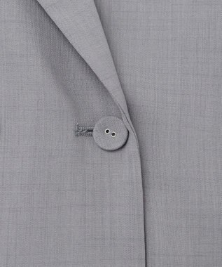 GRACE CONTINENTAL テーラーチュールワンピース グレー