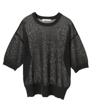 AMERICAN HOLIC ラメシアーニット Charcoal Gray