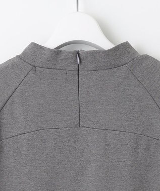 23区GOLF 一枚でスタイリングが完結！【WOMEN】【WEB限定】モックネック ワンピース 体型カバー グレー系