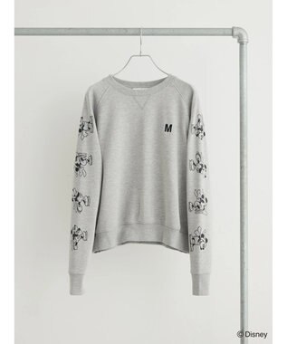 Green Parks Ｄｉｓｎｅｙ／裏毛袖プリントスウェットII Gray Mixture