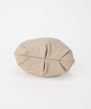 russet レザー巾着4WAYショルダーバッグ(CE-1454) GrayBeige