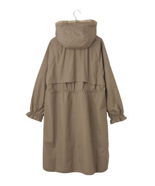 MOONBAT 【撥水】LIGNAGGIO ウエストギャザーフードコート モカブラウン