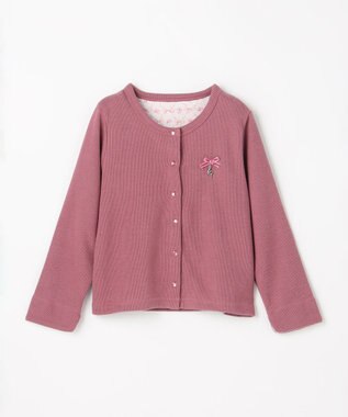 ANY KIDS まいにちスナップカーディガン ピンク