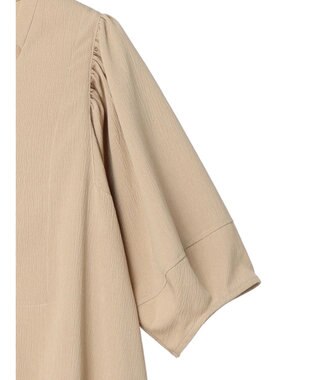Green Parks ■ＥＳＣＡＲ　ランタンスリーブシャツワンピース Beige