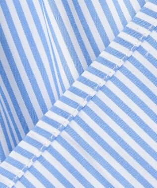 組曲 KIDS 【150-160cm】ビーチコーミングストライプ Tシャツ シーブルー系1