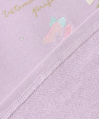 ANY KIDS 【らくっトレーナー】裏毛プリンセスデザイン トレーナー ラベンダー