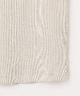 自由区 L 【洗える】ソフトリブ タンクトップ ベージュ