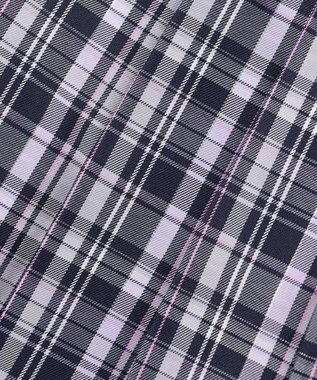 ANY KIDS チェックプリーツスカパン ネイビー