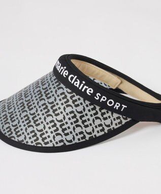 FILA GOLF／marie claire 【marie claire SPORT】総ロゴクリップバイザー ブラック