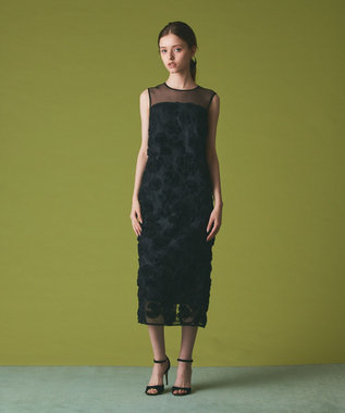 GRACE CONTINENTAL フラワーembドレス