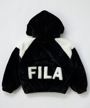 OP／FILA 【FILA】ボアジャケット/キッズ ブラック