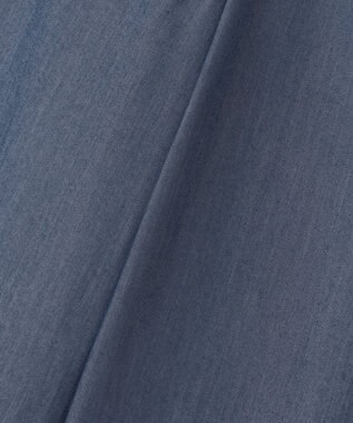 J.PRESS LADIES 【洗える】ツイルライトストレッチ セミワイド パンツ ネイビー系