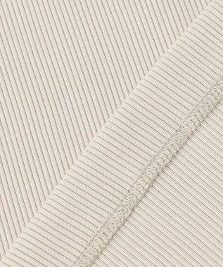 自由区 L 【洗える】ソフトリブ タンクトップ ベージュ