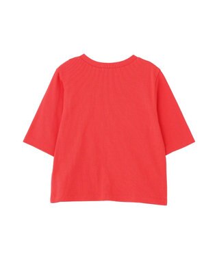 AMERICAN HOLIC 【マルチ機能】リブ半袖カーディガン Red