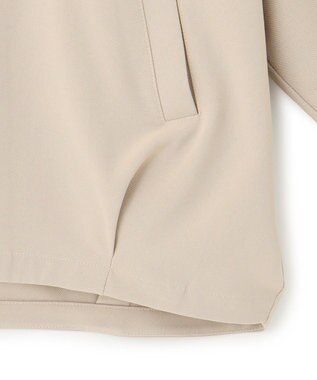 J.PRESS YORK STREET 【WOMEN】ジャージーライクツイル ドルマンブルゾン ベージュ系