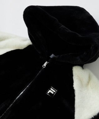 OP／FILA 【FILA】ボアジャケット/キッズ ブラック