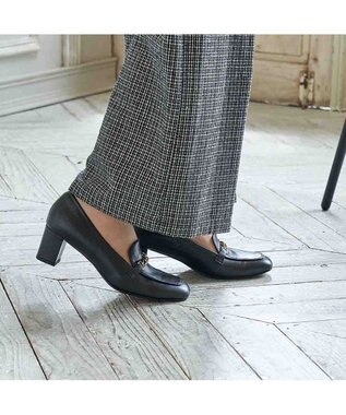 Riz raffinee <Riz raffinee>ビットヒールアップローファー ブラック