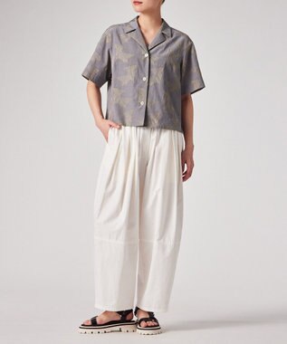 Paul Smith La Peche カットジャカード シャツ ライラック