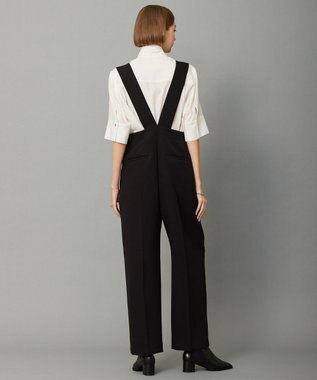 ICB 【防シワ・洗える】 トリプルクロスツイル オールインワン ブラック系