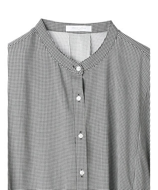 Green Parks 接触冷感　アソート柄ブラウス Gingham Check