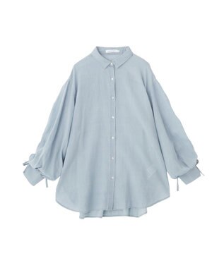 AMERICAN HOLIC ガーメントウォッシュアソートギャザーシャツ Light Indigo