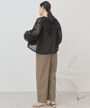 AMERICAN HOLIC メッシュ異素材ブルゾン Black