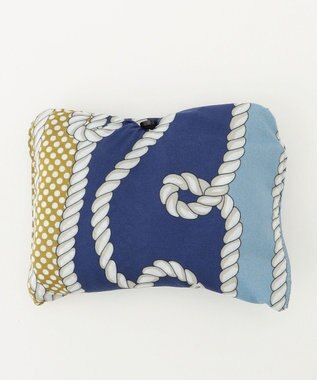 GRACE CONTINENTAL Fabricマルシェbag2 ブルー