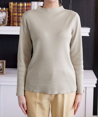 Tiaclasse 【洗える】ハイネックニットプルオーバー アイボリー