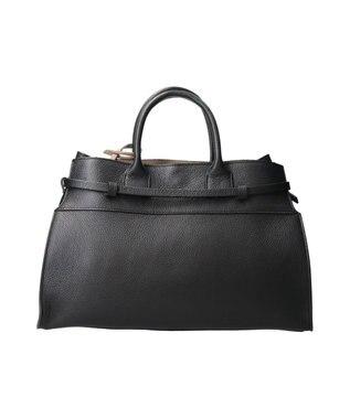 INTER-CHAUSSURES 【Christian Villa】レザーハンドバッグ ブラック