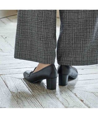 Riz raffinee <Riz raffinee>ビットヒールアップローファー ブラック