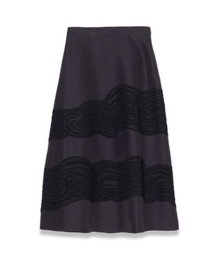 JOSEPH イブニングシルク　Aラインスカート Aurora