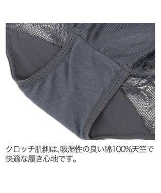 BRADELIS New York 【BRADELIS New York】サポートバックラインスタイルショーツ22A1 チャコール