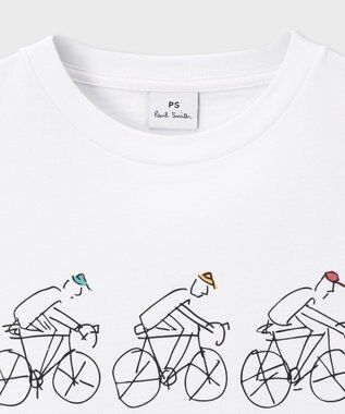 Paul Smith Drawn by Paul Cycling Tシャツ ホワイト