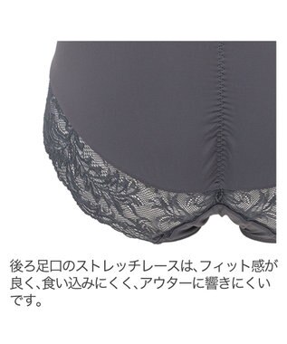 BRADELIS New York 【BRADELIS New York】サポートバックラインスタイルショーツ22A1 チャコール