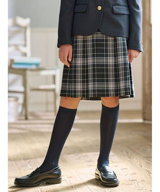 150-170cm】ウール綾チェック スカート（リボン付き） / 組曲 KIDS ...