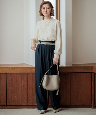 23区 クリスタル付き 2WAY コイン ネックレス ゴールド系