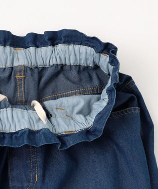 組曲 【先行予約】ライトオンスデニム ワイドシルエットパンツ インディゴ系