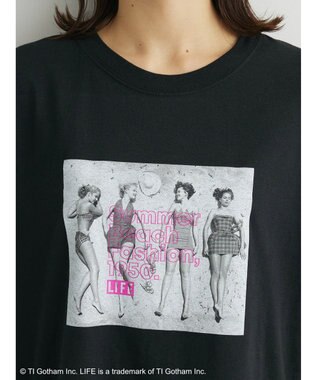 Green Parks ＬＩＦＥ　フォトプリントＴシャツ Black